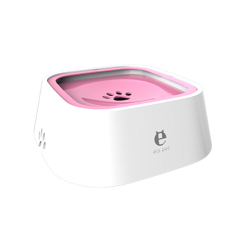 Anti-knockover Splash-proof floating water bowl
