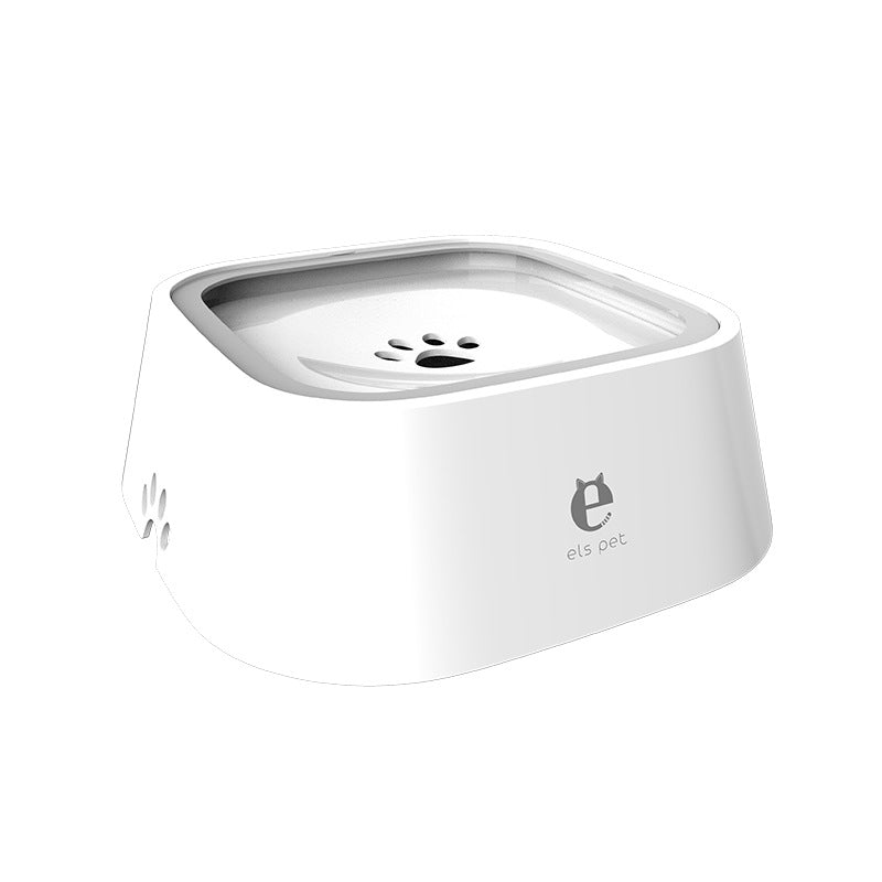 Anti-knockover Splash-proof floating water bowl
