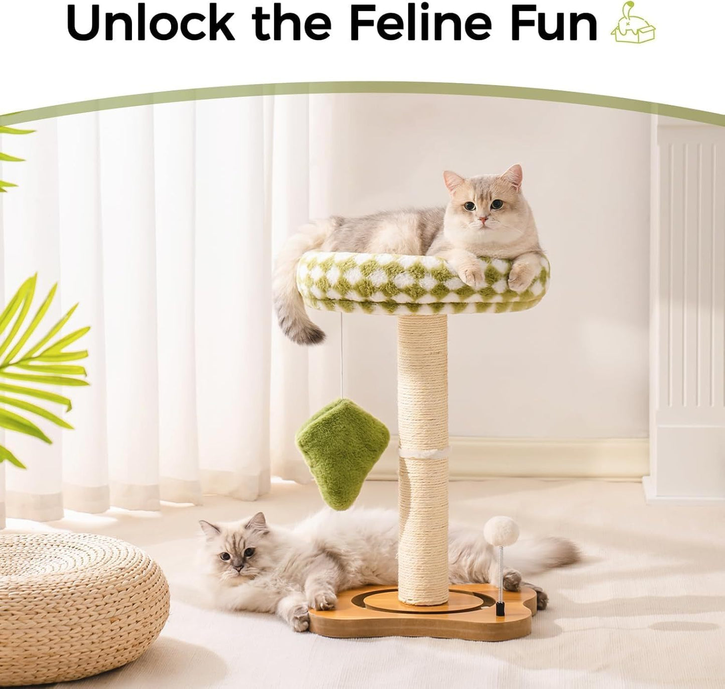 SMALL CAT TOWER WITH HAMMOCK