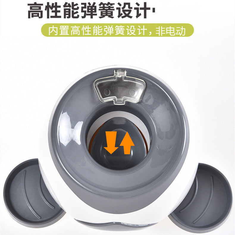 Cross-border new dog tennis food reward machine dog interactive training intelligent automatic food leaker pet toy
