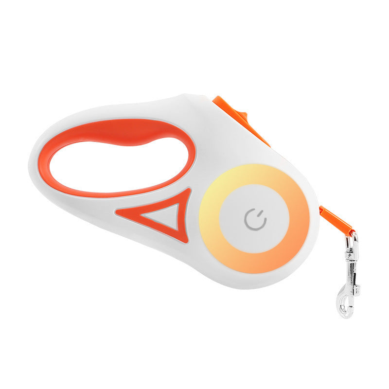 LED luminous rope automatic retractable dog leash