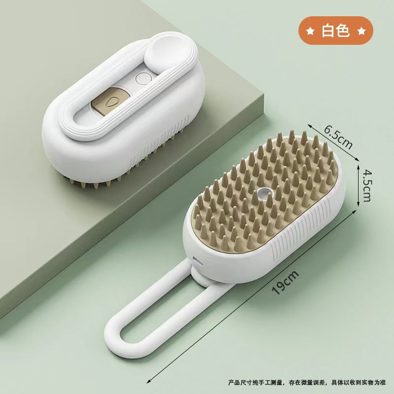 Cross-border hot-selling pet spray massage comb for dogs and cats to remove loose hair steam comb to remove loose hair without bathing cat comb