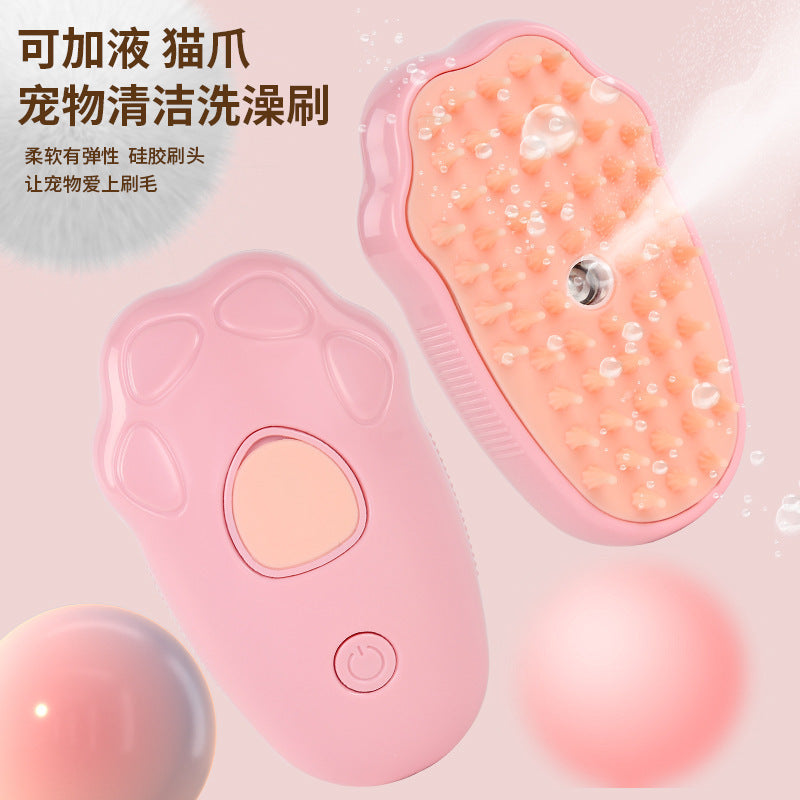 Cross-border hot-selling pet spray massage comb for dogs and cats to remove loose hair steam comb to remove loose hair without bathing cat comb