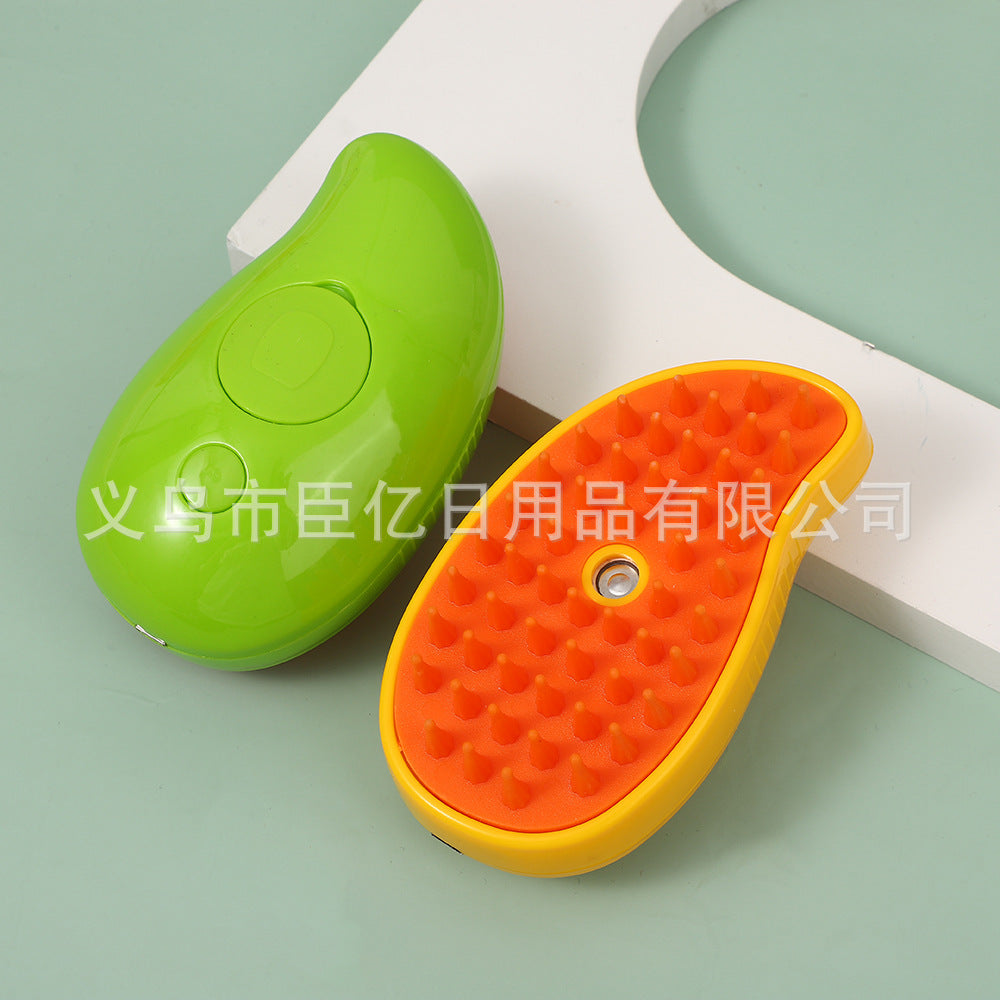 Cross-border hot-selling pet spray massage comb for dogs and cats to remove loose hair steam comb to remove loose hair without bathing cat comb