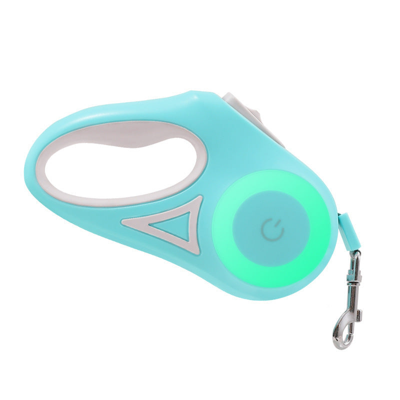 LED luminous rope automatic retractable dog leash