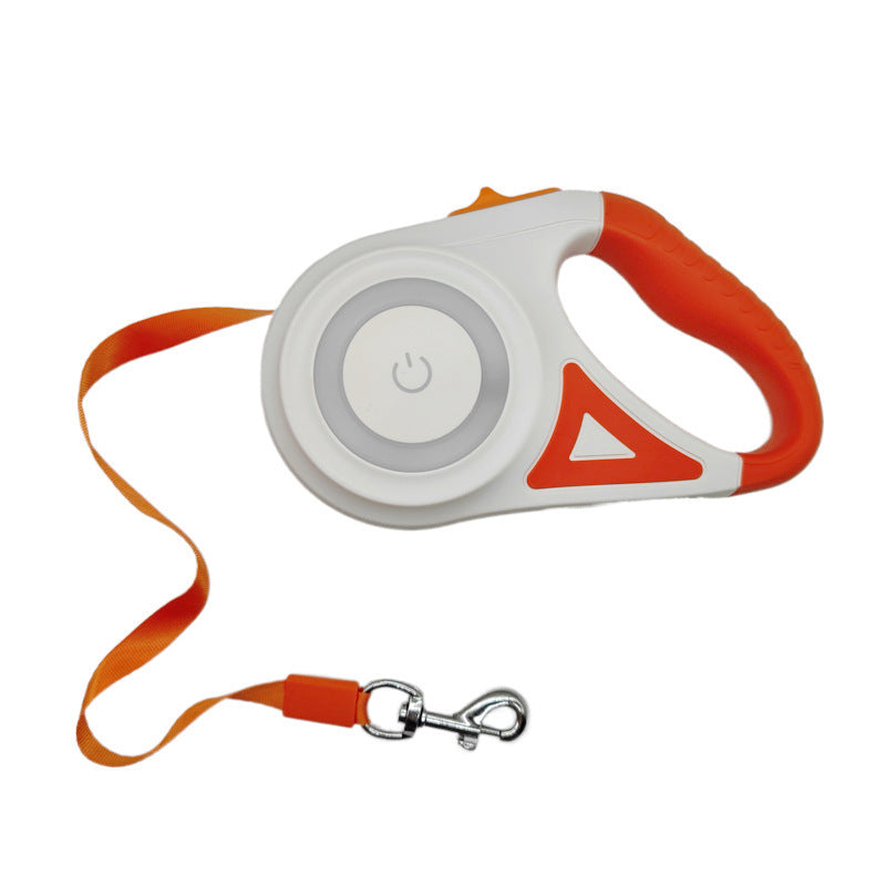 LED luminous rope automatic retractable dog leash