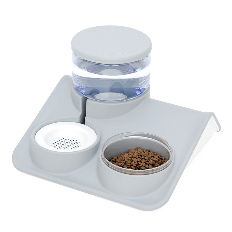 Pet Double feeding bowl for water and food.
