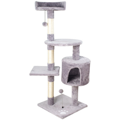 Cat climbing frame integrated cat nest cat tree cat shelf sisal jumping platform cat toys Amazon foreign trade custom wholesale