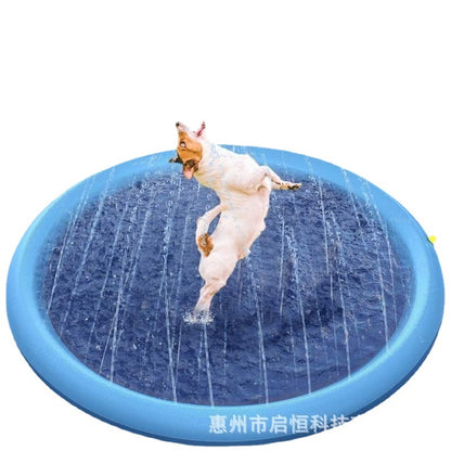 Spot PVC pet supplies pet spray pad non-slip dog spray pad children outdoor water spray pad