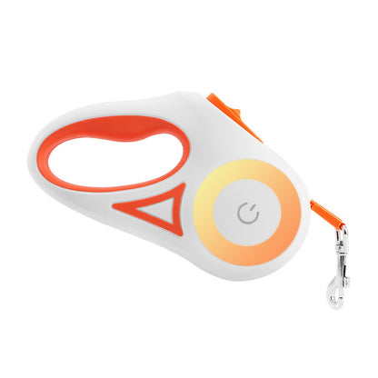 LED luminous rope automatic retractable dog leash