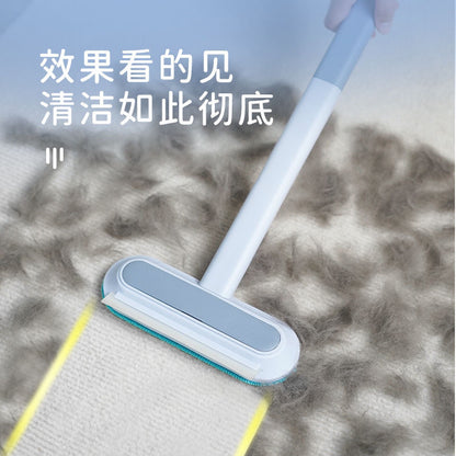 Pet hair removal brush